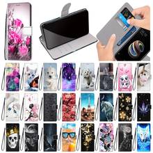 Flip Stand PU Leather Case For ZTE Blade A510 A530 A610 A6 A6 Lite V6 Max V9 Case Cover Painted Wallet Bag For ZTE Blade V9 Case 2024 - buy cheap