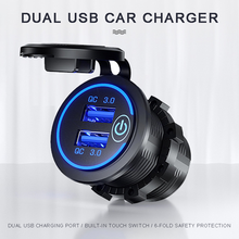 New Arrival Dual USB Car Cigarette Lighter Socket Plug 12-24V Cars Charger Adapter Mobile Phone Tablet Charging Power Outlet 2024 - buy cheap
