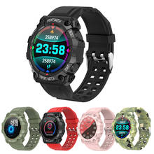Смарт-часы FD68 для спорта на открытом воздухе, цифровые, с пульсометром, тонометром, шагомером, фитнес-трекером для мужчин и женщин 2024 - купить недорого