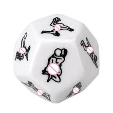 New 1 Pcs 12 Sides Love Posture Adult Dice Fetish Sextoys Sexy Romance Erotic Craps Dice Toy Sex Products Adult Games Cubes 2024 - buy cheap