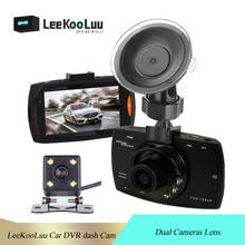 LeeKooLuu Car DVR Dash Cam2.7" Full HD 1080P Recorder Video G-sensor Night Vision Dual Lens With Rear View Camera DashCam DVRS 2024 - buy cheap
