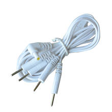 Conector de cabo de eletrodo 4 em 1, 5 peças, pino 2.35mm fio digital máquina de acupuntura tens terapia agulha de tratamento fio 2024 - compre barato