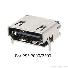 Conector de interface de soquete hdmi-porto compatível para sony playstation 3 ps3 2000 2500 peças m03 21 dropshipping 2024 - compre barato