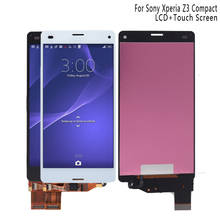 For Sony Xperia Z3 compact D5803 D5833 LCD Display Digitizer Sensor Glass Panel Z3 mini Assembly with Frame Phone Parts LCD 2024 - buy cheap