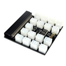 Server Power Adapter Power Supply Breakout Board 12 17x6pin PCI-E Output Adapter Board with Manual Switch 2024 - buy cheap