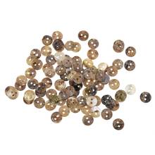 Botones de perlas de cabeza redonda, concha de nácar, 100x8mm 2024 - compra barato