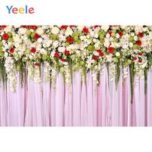 Yeele-fondos fotográficos personalizados para estudio fotográfico, telón decorativo de flores para sesión fotográfica, fiesta de boda 2024 - compra barato