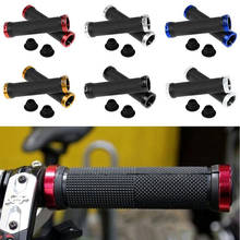 1 pair MTB BMX Road Cycling Handlebar Grips Anti-Skid Rubber Bicycle Grips Mountain Bike Lock On Bicycle Handlebars End Grips 2024 - compre barato