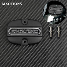 Motorcycle Rear Brake Master Cylinder Cover Matte Black For Harley Touring 2008-2018 Ultra Limited Road Glide FLTR Road King 2024 - buy cheap