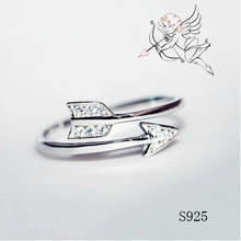 Boho Vintage Crystal Arrow Rings For Women Wedding Band Men Finger Rings 2020 Female Bohemian Jewelry Gifts 2024 - buy cheap