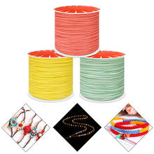 45Meters/lot 0.8mm Nylon Cord Thread Chinese Knot Macrame Cord Bracelet Braided String DIY Tassels Beading String Thread 2024 - buy cheap