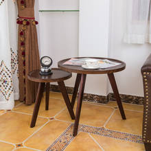 Simples e moderno quarto mesas de extremidade de madeira nordic mesa de centro sofá mesas laterais varanda mesa de centro mesa de extremidade móveis de cozinha 2024 - compre barato