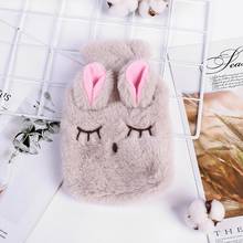 Practical PVC Stress Pain Relief Therapy Hot Water Bottle Bag with Knitted Soft Cozy Cover Winter Warm Heat Reusable Hand Warmer 2024 - buy cheap