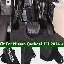 Lapeto kit de proteção automotiva para nissan qashqai j11 2014-2019, acessórios pretos, volante, eixo em plástico, 1 peça 2024 - compre barato