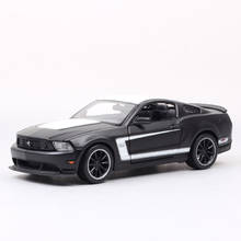 Kid 1/24 Scale maisto 2012 ford mustang BOSS 302 Classic Muscle car Diecasts & Toy Vehicles model toy gift miniature matte black 2024 - buy cheap