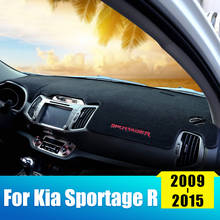 Car Dashboard Avoid Light Pad Instrument Platform Desk Cover Mat For Kia Sportage 3 R 2010 2011 2012 2013 2014 2015 Accessories 2024 - buy cheap