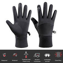 Winter Warm Gloves Fleece Windproof Waterproof Touchscreen Sports Cycling Skiing Bicycle Outdoor Work Gloves men / women gloves 2024 - buy cheap