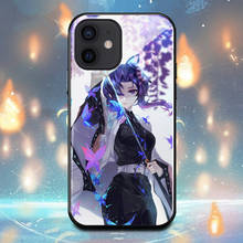 Demon Slayer Kamado Nezuko Phone Case For Iphone 11 12 13 Pro X XR XS Max 6 6s 7 8 Plus Tempered glass shell Cover 2024 - buy cheap