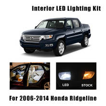 16 Bulbs White Interior LED Car Trunk Cargo Light Kit Fit For 2006-2011 2012 2013 2014 Honda Ridgeline Map Dome Door Plate Lamp 2024 - buy cheap