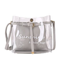 MAIOUMY Handbags Women's Bag Summer Small Bag Transparent Jelly Bag Wild Simple Shoulder Bags Set 2pcs 2024 - buy cheap