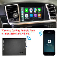 Retrofit Wireless Apple CarPlay Box add-on Update for Mercedes ML W166 GL X166 NTG4.5 4.7 Factory Screen AndroidAuto Integration 2024 - buy cheap