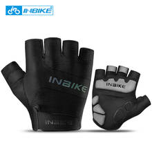 INBIKE Half Finger Cycling Gloves Breathable Short Finger Bike Gloves EVA Pad MTB Gloves Outdoor Shockproof Bicycle Gloves Road 2024 - buy cheap