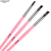3Pcs/Set Pink Row Dotting Dot Phototherapy Painting Crystal Carving UV Gel Nail Art Polish Tips Pen Brush Manicure Tools 2024 - buy cheap