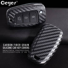 Ceyes Auto Carbon Fiber Fold Shell Car Styling Case For Hyundai Elantra Solaris Stickers Protection Decoration Cover Accessories 2024 - buy cheap