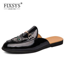 FIXSYS-Zapatos con hebilla de Metal para hombre, zapatillas transpirables antideslizantes para exteriores, ligeras, bordadas 2024 - compra barato