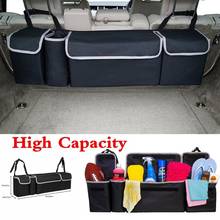 2019 Car Trunk Organizer Backseat Adjustable Storage Bag Net High Capacity Multi-use Oxford Automobile Seat Back Organizers 2024 - buy cheap
