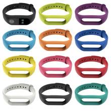 Strap For Xiaomi Mi Band 2 Replacement Solid Color Silicone Soft Wristband Braclet For Xiaomi Band 2 Smart Accessories 2024 - buy cheap