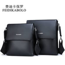 FEIDIKABOLO Genuine Leather Men's bag Men Shoulder Messenger bag Small Casual Flap male man Crossbody Bags for Cow Leather Bags 2024 - buy cheap