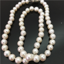 8-9mm White Akoya Pearl Fashion Women Charms Necklace 17.5" 2024 - buy cheap