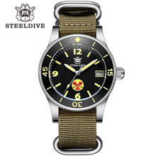 Автоматические часы STEELDIVE 1952T Special пятьдесят Fathom 300 м, водонепроницаемые Роскошные Механические наручные часы с зеркальным стеклом 2024 - купить недорого