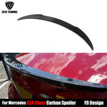 FD Style spoiler For Mercedes CLA Class W117 C117 CLA45 Carbon Fiber Rear Trunk Wing Spoiler 2013-UP CLA180 CLA200 CLA250 CLA260 2024 - buy cheap