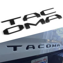Adesivo automotivo de faixa de emblema para porta traseira, decalque para toyota tacoma 2016- 2020, placa de identificação 2024 - compre barato