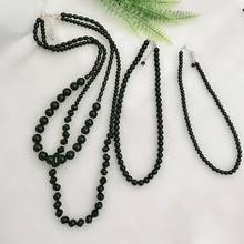 New fashion texture multi-layer Necklace women's black beads sweater chain elegant intellectual neck accessories temperament acc 2024 - buy cheap