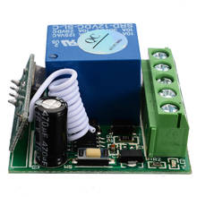 433MHZ DC 12V Interruptor do Relé Sem Fio 10A 1 Receptor Canal Módulo de Relé Sem Fio RF Interruptor de Controle Remoto DIY 2024 - compre barato