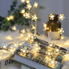 AC220V Cherry Flower Christmas Decorative Fairy lights String lights for Garland/New year/Wedding patio decorations 2024 - buy cheap