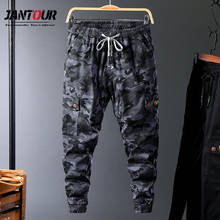 Jantour-Pantalones Cargo para Hombre, ropa De calle con múltiples bolsillos, estilo militar, 98% algodón, 6XL, 7XL, Otoño e Invierno 2024 - compra barato