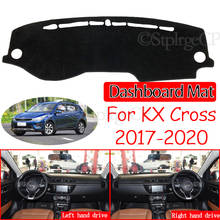 Capa protetora para painel de autos, capa antiderrapante para kia kx cross rio x-line 2017, 2018, 2019, 2020 2024 - compre barato