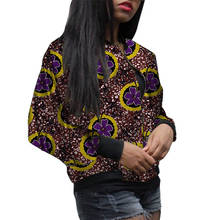 Jaqueta de beisebol feminina da moda africana, jaqueta de painel com estampa iki kente, casacos bomber femininos, feita sob encomenda, estilo ankara 2024 - compre barato