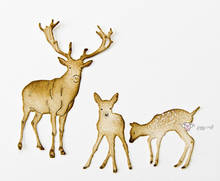 Mmao Crafts Metal Steel Cutting Dies New Deer decoration Stencil For DIY Scrapbooking Paper/photo Cards Embossing Dies 2024 - buy cheap