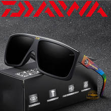 Daiwa óculos de sol esportivo resistente ao vento masculino, óculos de sol com armação grande e da moda para esportes, proteção uv e pesca, novo, 2020 2024 - compre barato