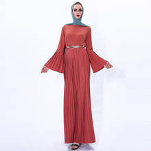 Vestido de Ramadán Eid Mubarak Abaya Dubai, moda musulmana de Turquía, Hijab, ropa islámica americana, vestido de noche para mujer 2024 - compra barato