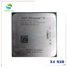 AMD Phenom X4 920 2,8 ГГц четырехъядерный процессор, процессор HDX920XCJ4DGI 125 Вт Разъем AM2 +/940PIN 2024 - купить недорого