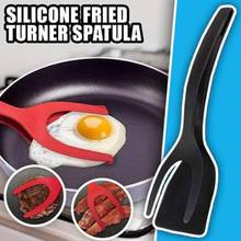2 In 1 Grip and Flip Tongs Egg Spatula Tongs Clamp Pancake Fried Egg French Toast Omelet Overturned Turner Kitchen Accessories 2024 - buy cheap