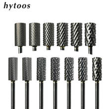 HYTOOS Barrel Nail Drill Bits 3/32" Carbide Nail Bit Rotary Manicure Cutters Nails Accessories Gel Removal Milling Cutter Tool 2024 - buy cheap