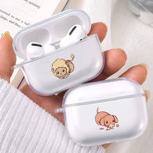 Capa de silicone para fones de ouvido, capa fofa de animal kawaii para airpods pro com bluetooth air pods 3 2024 - compre barato