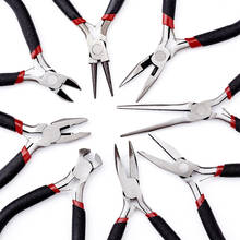 pandahall Steel DIY Jewelry Pliers Tools  Equipments Sets Round Nose Wire-Cutter Side-Cutting Jewelry Pliers Black 2024 - buy cheap